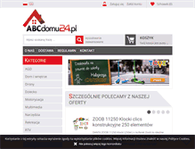 Tablet Screenshot of abcdomu24.pl